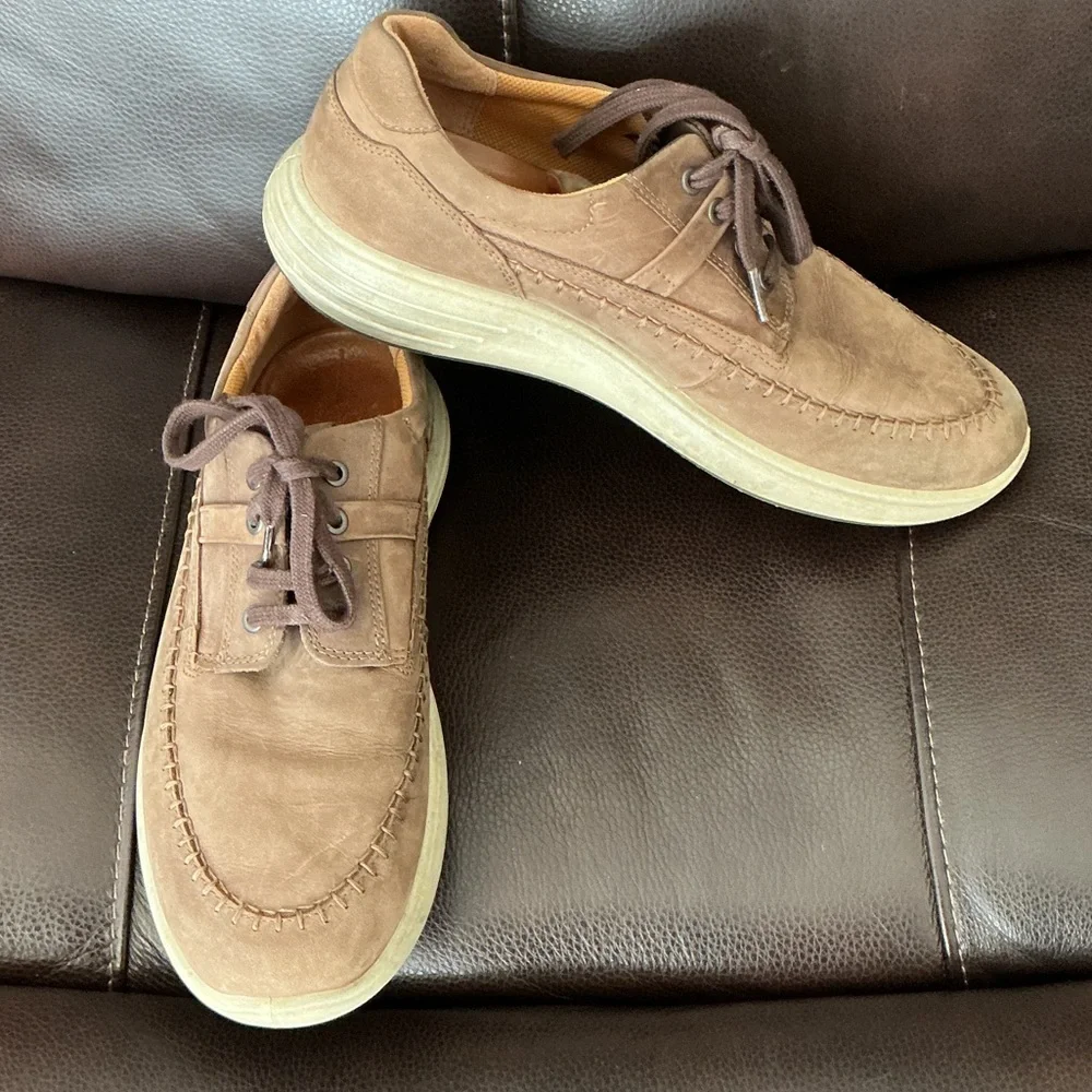 Ecco Men's Brown Leather Oxfords